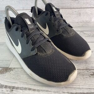 Nike Shoes Womens 6 Black Roshe G Golf‎ Sneakers Mesh Lace Up Sports AA1851-002